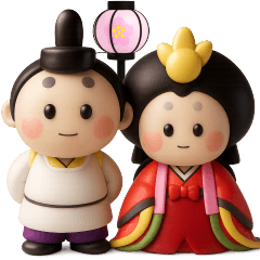 毎日ひな祭り③【ぷっくり３D】