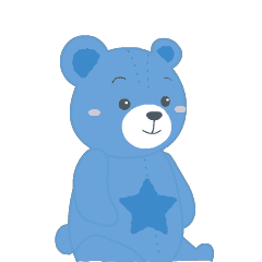 あおいくまの日常スタンプ