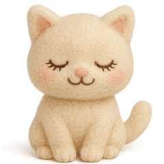 Massage from the white cat.