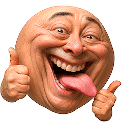 顔文字くん 12 (写実バージョン)