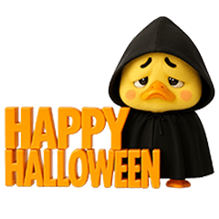 Grumpy Duck black outfit