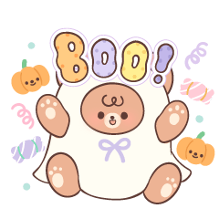 Bubii : The cute ghost bear!
