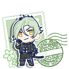 【展示刀剣シリーズ】切手風スタンプvol.6