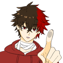 Hizen-kun Let's Play Sticker