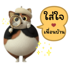 Calico Cat : Chubby little one