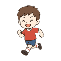 Cheerful Soccer Boy Stickers