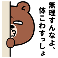 Grumpy Bear with a Sharp Stare