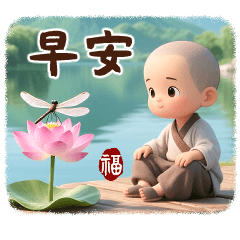小沙彌祝福正能量