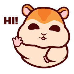 Hammy & Friends Sticker Set (Eng)
