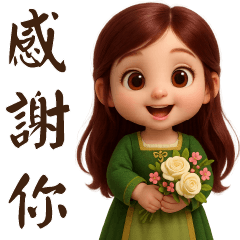 北歐女孩*日常實用貼圖