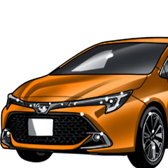 車(スポーツカー83)クルマバイクシリーズ