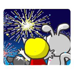 是貓-菲兔家族歡慶出演中