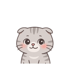 蘇格蘭厭世摺耳貓憨吉可愛篇