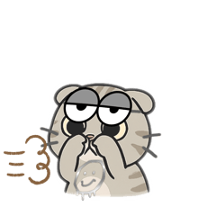 蘇格蘭厭世摺耳貓憨吉浮誇版