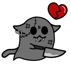 Cute! Halloween Sticker