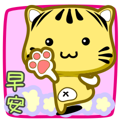 Cute striped cat. CAT66