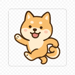 Cute Shiba Ken Daily Greetings