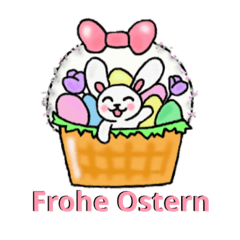 Easter & Springtime German Sticker