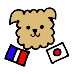 French-Japanese Sticker
