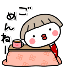 Animation maruko.Winter Message.