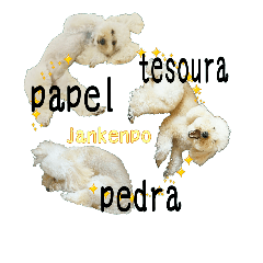 Poodle's rock-paper-scissors(Portuguese)