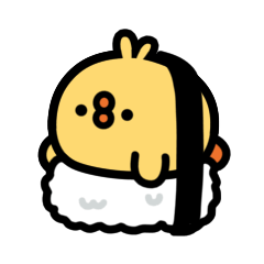 Apple Chick animated Sticker