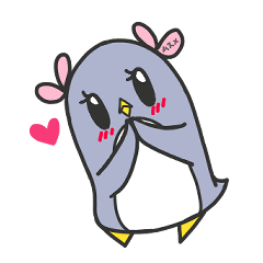 ペンギン娘ちゃんスタンプ