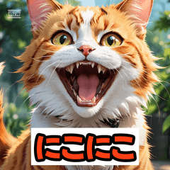 Sociable Cat Talk Stickers