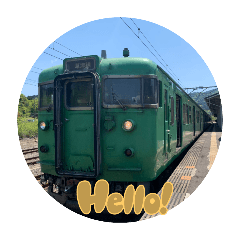 Conventional train seen in the Kansai