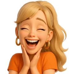 Cute & Lively Gal Stickers