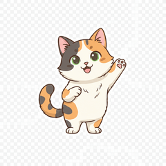 Calico Cat's Purr-fect Day