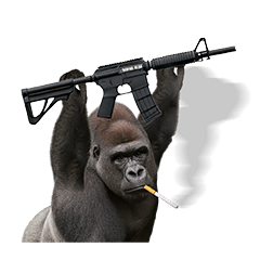 動くクールなゴリラ！