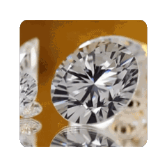 AI DIAMOND GOLD DYNAMIC STICKER.