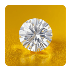 AI DIAMOND GOLD STICKER.