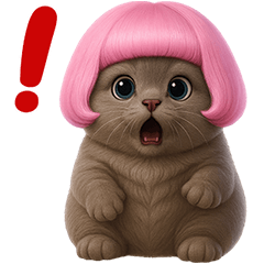 ❤️แมวเทา ม้าเต่อชมพู❤️(No Text)