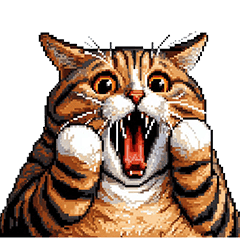 言葉なしで伝える太っちょキジトラ 猫 無言