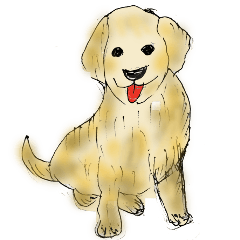 ラブラドールの挨拶スタンプパート２