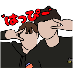 Our couple LINE stamps Ver.1