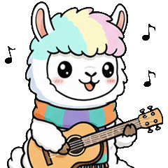 レインボーアルパカちゃん！