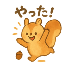 Cozy Squirrel Prepares for Winter