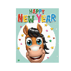 Happy New Year, 2026, Horse 14
