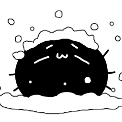 冬のなんだかゆるいウニ