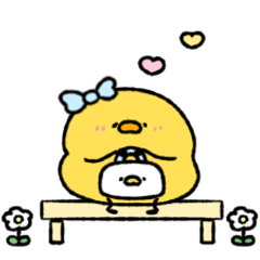 ぶりっ子なへんてこなヒヨコ
