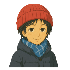 MAKOTO no nichijo stamp_winter