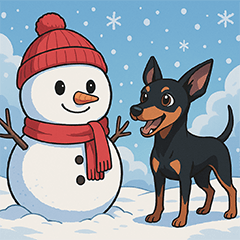 Mini-Pin Heartwarming winter Stickers