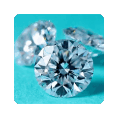 AI DIAMON TIFFANY BLUE DYNAMIC STICKER.