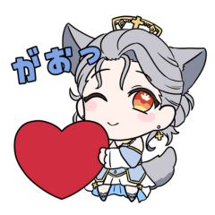 1000pri official sticker-Roubai Yuki-