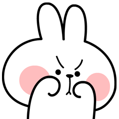 Popup Spoiled Rabbit Face