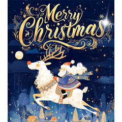 背景が動く★大人かわいいクリスマス&amp;正月