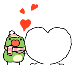 겨울에도 귀엽고 작은 개굴 개굴 개구리